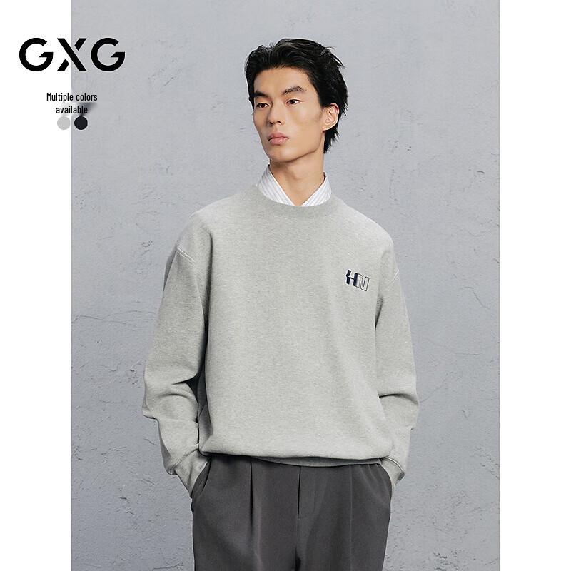 

GXG Men s Heather Grey Crew Neck Sweatshirt L