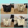 Spacious And Stylish Black Canvas Tote Bag For Women Perfect For Casual Everyday Use