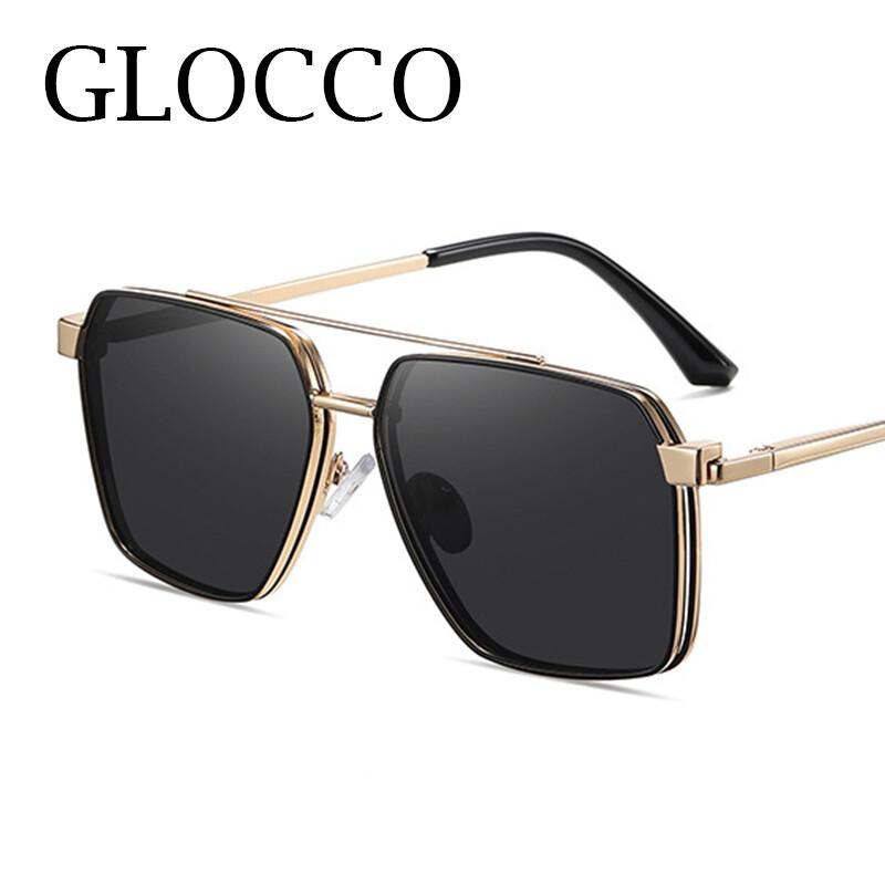 Magnetic Myopia Luxury Sunglasses Fashion Square Male Sun Glasses 2 In 1 Clip On Blue Light Blocking