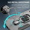 For Motorola Edge 60 Stylus 5G Case Rotatable Ring Kickstand PC+TPU Shockproof Phone Cover
