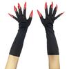 Cool Halloween Gloves Long Section Spooky Claw Dress Up Gloves Fashionable Long Nails Cosplay Halloween Funny Gloves