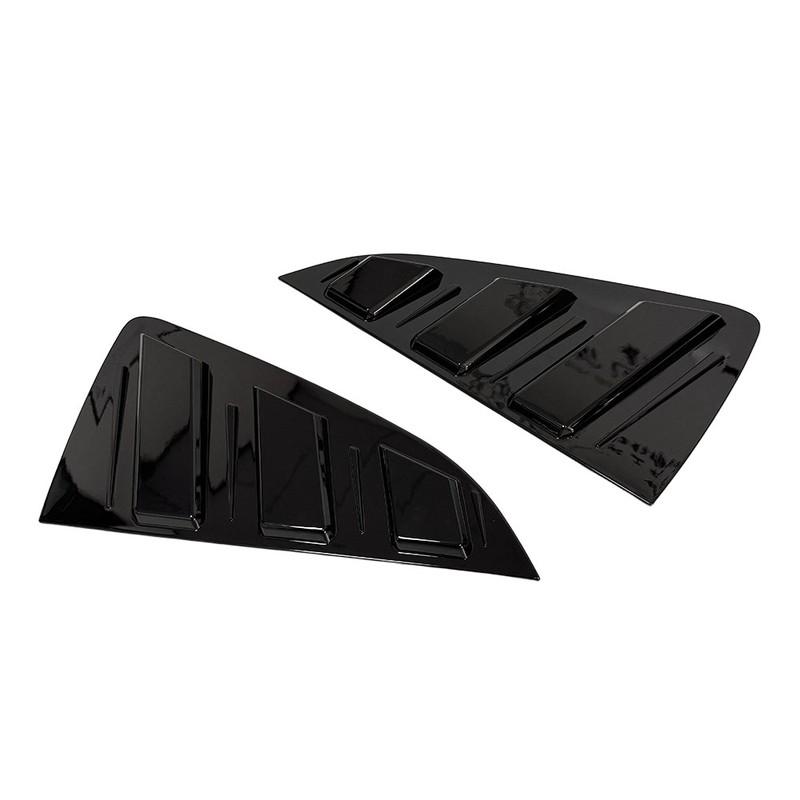 For Volkswagen VW Polo MK5 6R 6C 2011-2017 Car Rear Window Quarter Louver Shutter Cover Side Vent Trim Sticker ABS Accessories