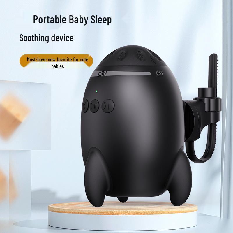 Přenosné elektrické houpadlo pro kočárek a zklidňovač bílým šumem