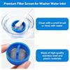 Replacement Washing Machine Water Inlet Steel Filter Screen, Plastic Frame 20 Mm X 6 Mm for Routine Washer Maintenance