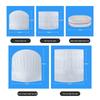20PCS Non-Woven Chef Hats White Cooking Accessories High Quality Chef Cap  Cooking