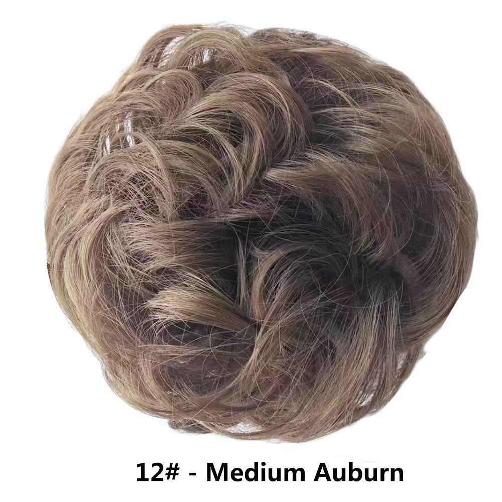 

Европейские и американские модные резинки для волос - Беспорядочные пушистые эластичные резинки для женщин, Пучки и накладки для париков, Прическа «цветочный бутон»