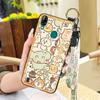 Kickstand Fashion Design Phone Case For Blackview A60 Pro Dirt-resistant Wrist Strap Anti-dust Shockproof Silicone Ring