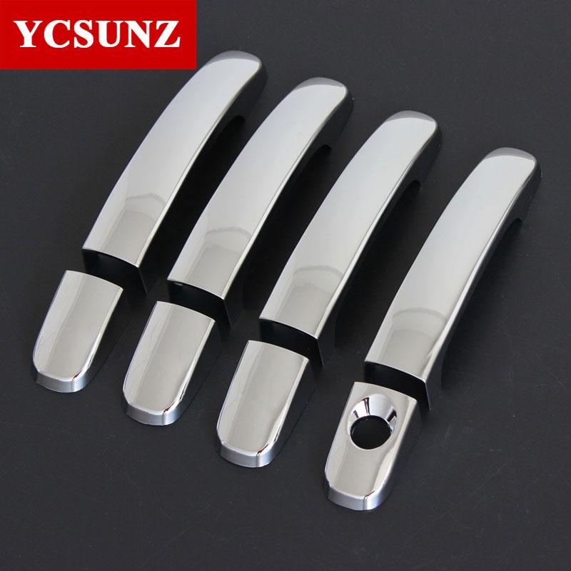 ABS Door Handle Cover For Ford Ranger Wildtrak T6 T7 T8 2012 2013 2014 2015 2016 2017 2018 YCSUNZ