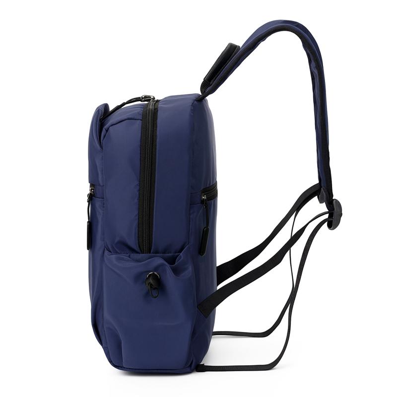 Waterproof Nylon Double Shoulder Bag for Women Travel Commuting Large Capacity Multi Layer Lightweight Laptop Backpack