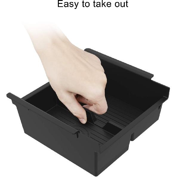 CarQiWireless 2024 Upgrades Kabelloses Ladegerät/Organizer-Ablage für die Mittelkonsole für Toyota 4runner 2010-2024 2023, kabelloses Telefon-Ladepad für Toyota