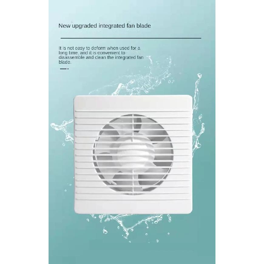 220V 4 pouces 6 pouces 8 pouces Suspendu Mural Blanc Ventilateur Petit Ventilateur Extracteur Ventilateurs d'Extraction Ventilateur Toilettes Salle de Bain Cuisine