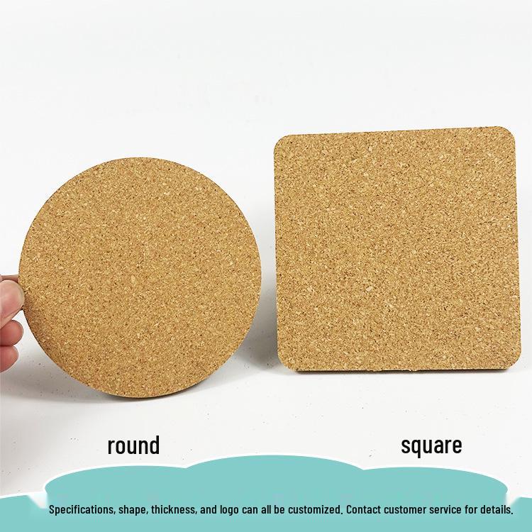 Cork and Ceramic Coasters: Non-slip, Heat-Insulating Pot Holders and Placemats for Minimalist Decor