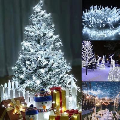 EU Plug 10M Outdoor LED Fairy String Lights Garland Decoration for Christmas New Year Wedding Party Holiday Home Garden Decor