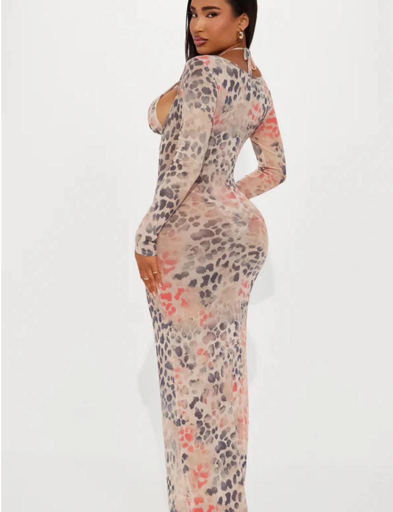 Women's Swimsuit Long Sleeve Tie Dye Three Piece Sexy Halter Neck Bikini Split Suit Beach Wear