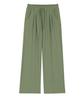 Seutaendeuobeo Linen Air Wide Pants [Light Khaki] (Type A)