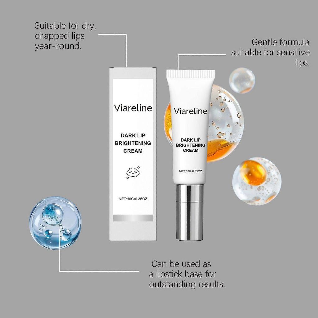 Limited time!!Viareline Brightening Moisturizing Lip Balm Nourishing Lips Soft And Rich Natural Brightening Moisturizing Lip Care