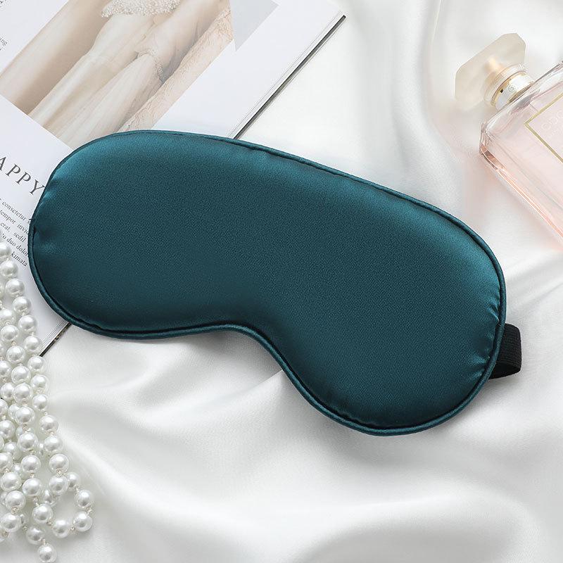 Unisex Soft Breathable Sleep Eye Mask with Adjustable Strap - Blocks Light for Comfort During Travel or Sleep