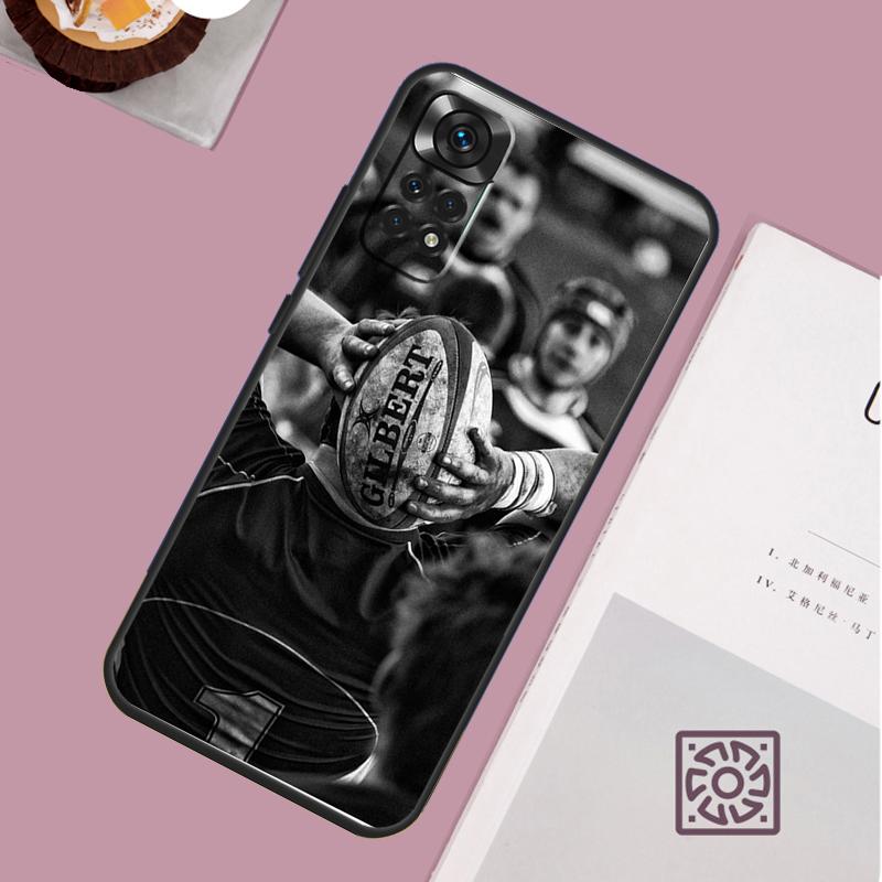 Rugby Ball Case For Xiaomi Redmi Note 14 13 12 11 10 15 Pro Plus Redmi 15 13 13C 10C 12C 14C 15C Cover