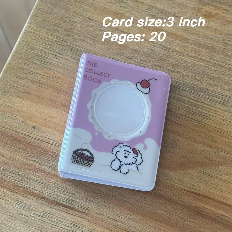 

Cherry Puppy PVC Photocard Album for 3 Inch Kpop Idol Card Holder Cartoon Photo Card Collection Book Anime Card Sleeves 2025 New
