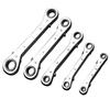 5pcs Double 12-point Ratchet Wrench Set Dismountable Repair Spanner Tool 6-21mm Chrome Vanadium Steel Repairing Hand Tool