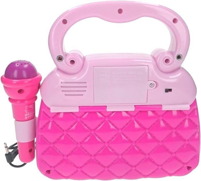 Jouet - Reig - Hello Kitty - Microphone Avec Haut-parleur - Sac À Main Rose - Pour Enfants À Partir De 3 Ans