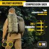 M-Tac Compression Stuff Sack for Sleeping Bag Military Waterproof Compression Bag Lightweight Nylon Compression Sack for Travel Camping Hiking