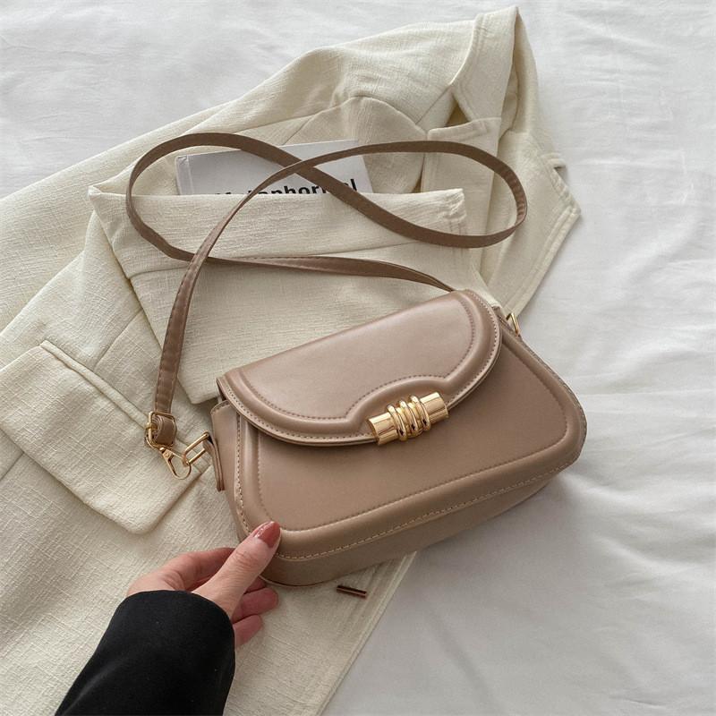 Stylish Spring Summer Women's Shoulder Bag Elegant Pu Small Square Handbag For Everyday Use