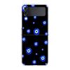 Phone Case For Samsung Galaxy Z Flip 3 4 5 Hard Folding PC Bumper Blue Eye Art For Samsung Z Flip 6 Back Cover