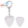 Heart Shaped Guitar Pick Collection Box Transparent Guitarists Storage Guitar Pick Keyring Picks Size Case Clear Holder
