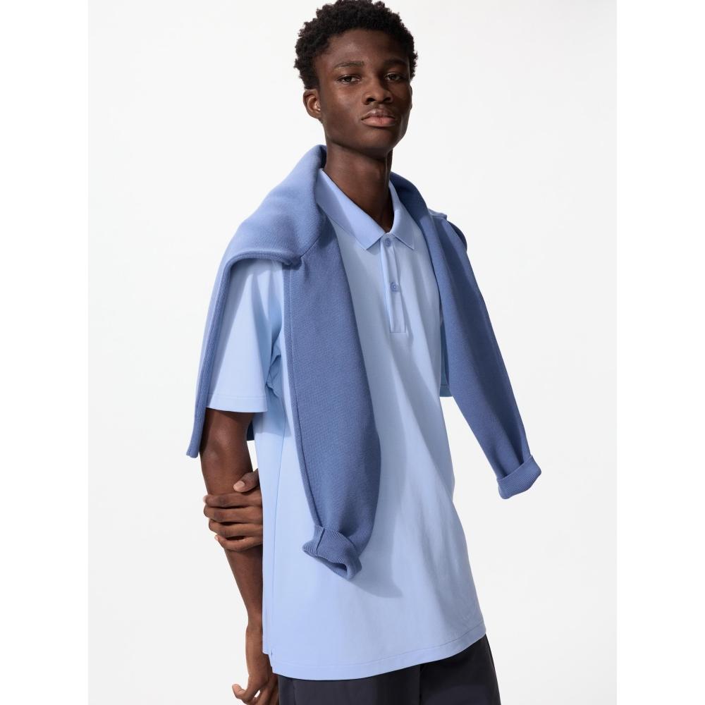 Uniqlo Japan Air Rhythm Cotton Kanoko Polo Shirt