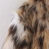 Kaslead New Women Clothes Western Style Fashion Simple and Versatile Leopard Print Artificial Fur Outerwear