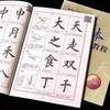 Ouyang Xun Regular Script Calligraphy Tutorial - Beginner's Brush Skill Copybook with Detailed Explanation Ofbasic Strokes