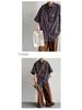 Men's Classic Japanese Retro Plaid Shirt - Short Sleeve, Loose Fit, Casual Summer Jacket.