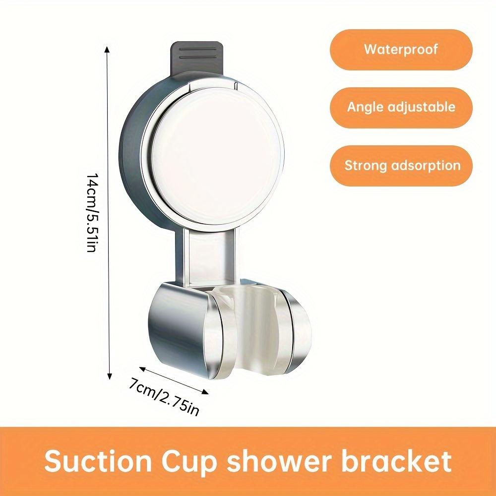Musurjoy Adjustable Suction Cup Shower Head Holder - No-Drill, Removable Bathroom Accessory,