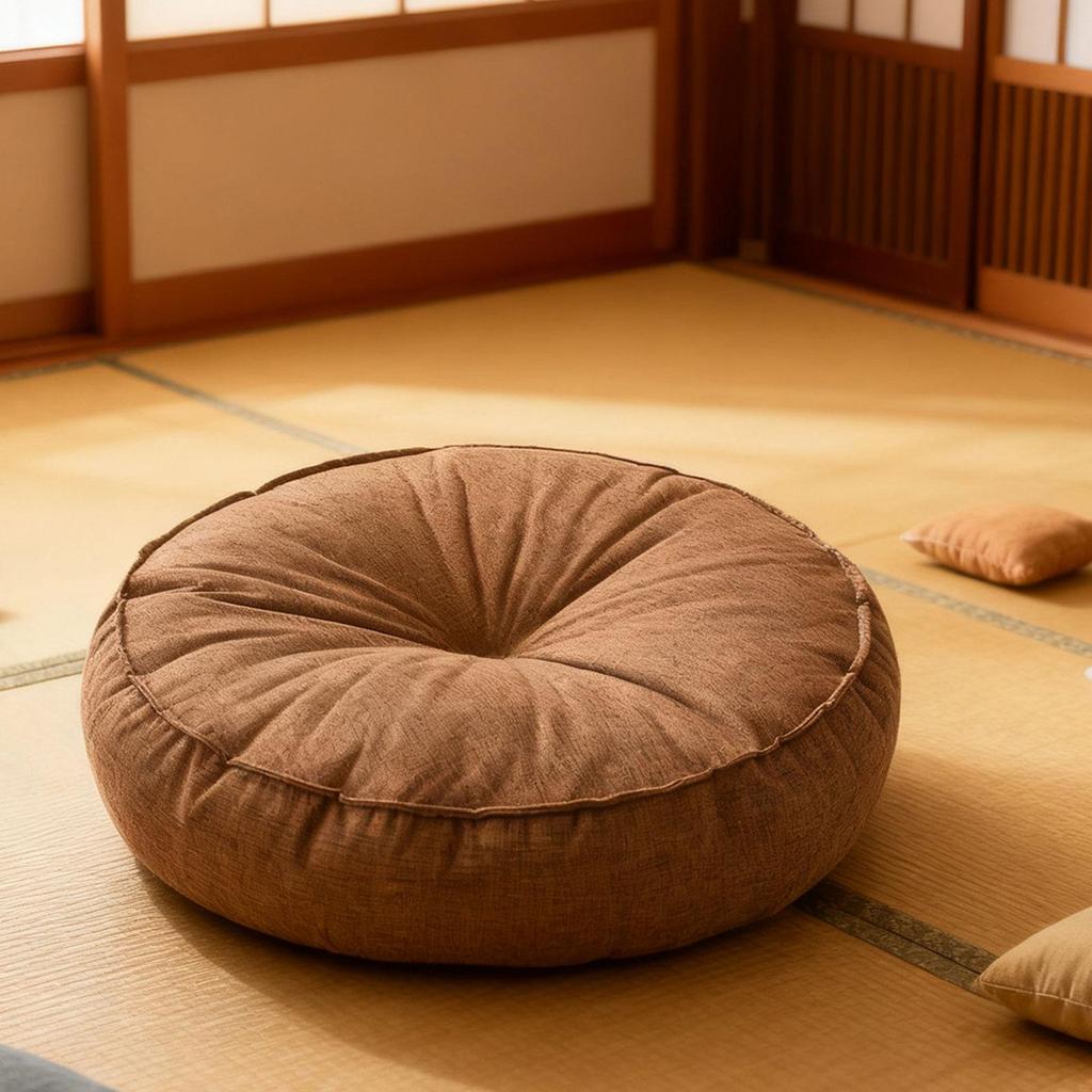 Round Floor Pillow, Multipurpose Floor Cushion Pad, Seating Cushion for Sitting Office