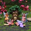 Dwarf Scene Miniature Resin Garden Decor With Fairy Figures For Home Or Gift Use