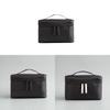 Moderne minimalistische Reise-Kosmetiktasche mit großem Fassungsvermögen, Nylon-Organizer für Kosmetika und Toilettenartikel