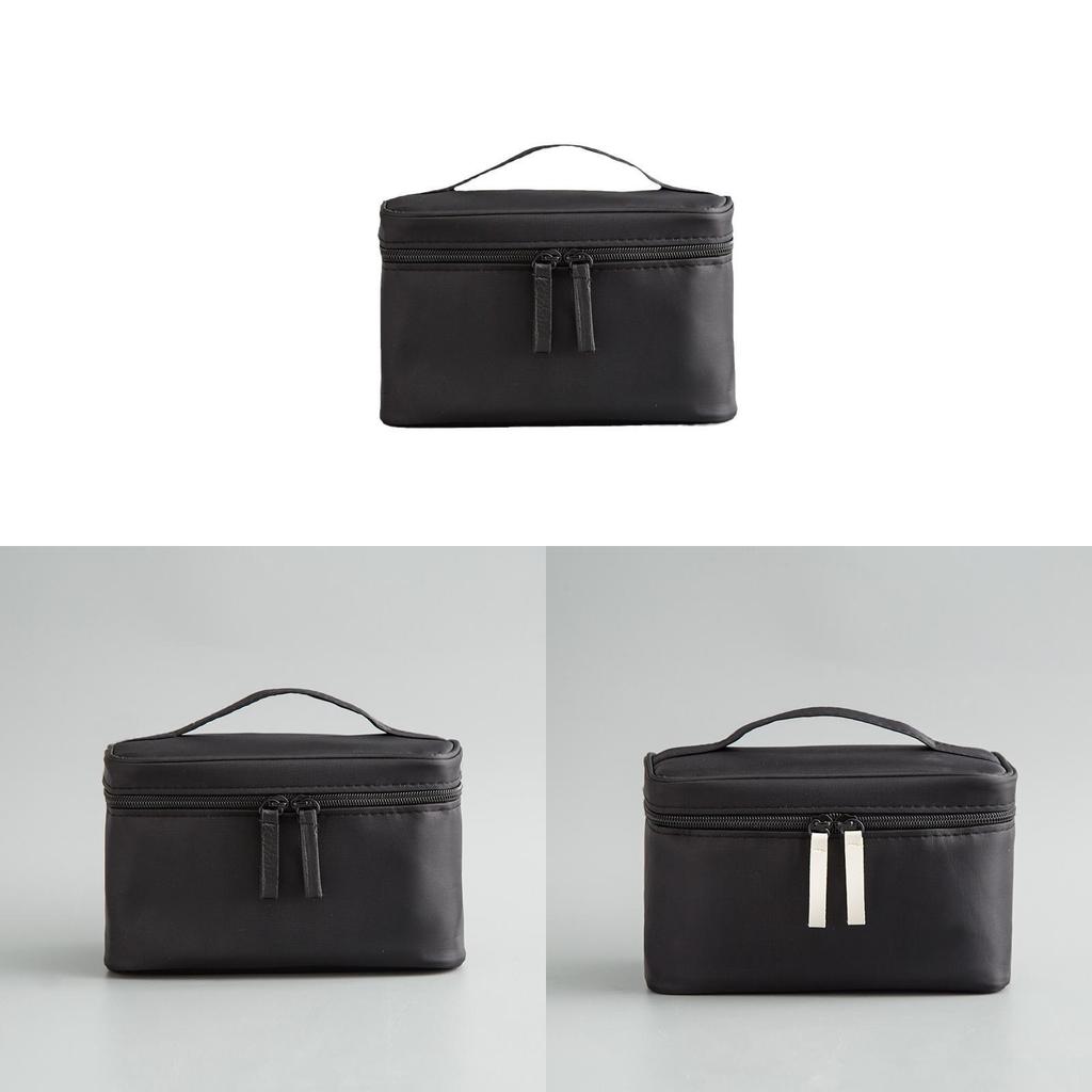 Moderne minimalistische Reise-Kosmetiktasche mit großem Fassungsvermögen, Nylon-Organizer für Kosmetika und Toilettenartikel