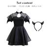 Halloween Cosplay Costume Devil Halloween Cosplay Adult Women Mini Skirt Large Size [Bright Lala] Women's cos053-L
