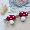 Korean Cute Fabric Mushroom Hair Clip & Elastic Hair Tie for Women & Kids - Versatile Bangs Accessory