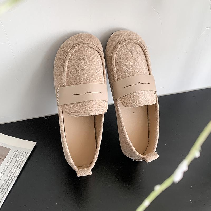 Fashion CRLAYDK Classic Women's Loafers Slip On Flat Shoes Comfort Casual Penny Dressy Summer Ladies Work Office Suede Walking Moccasins