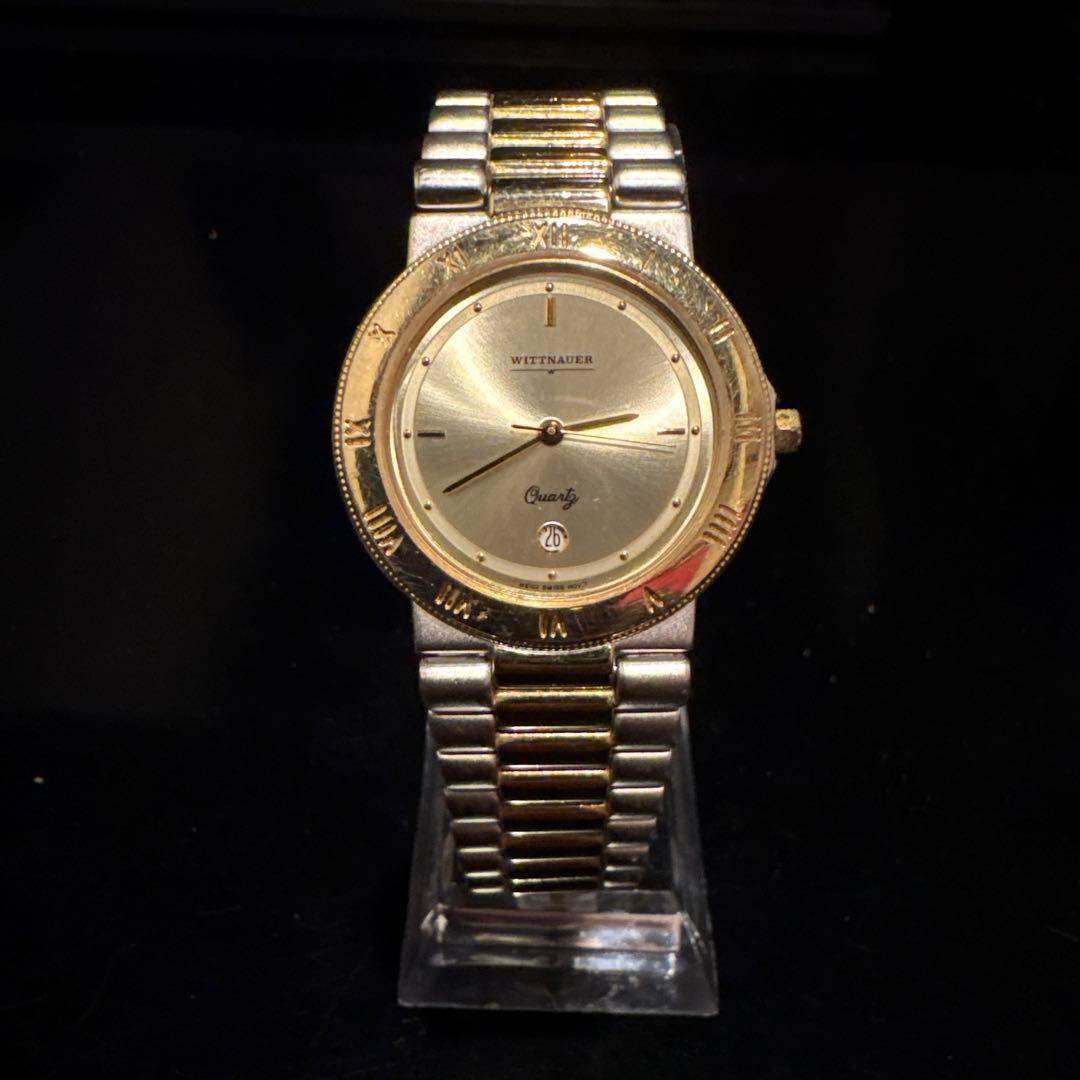 Used (Good condition) WITTNAUER Quartz round 3-hand watch