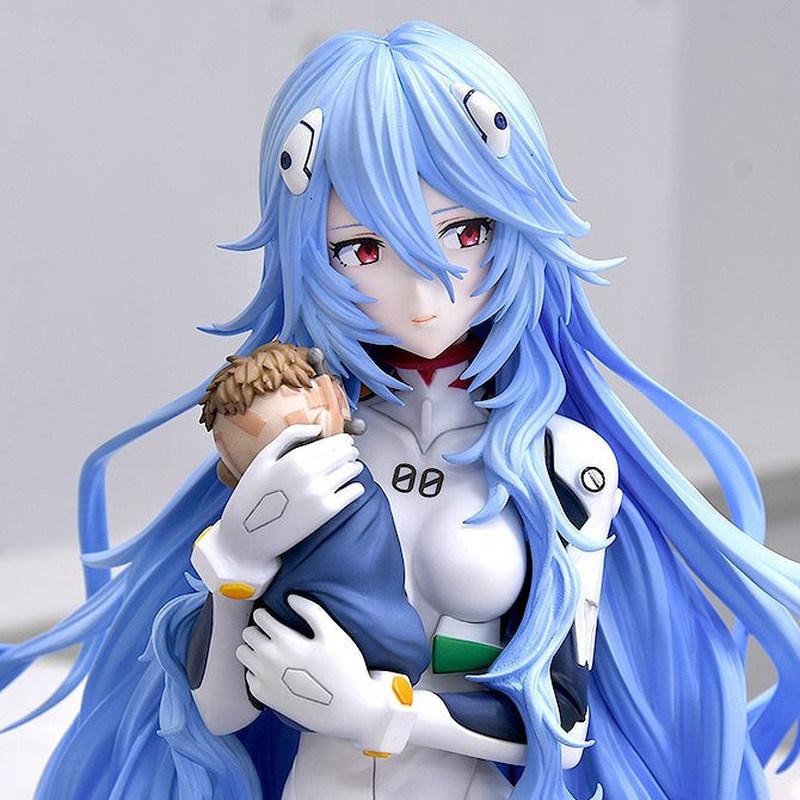

Latest Anime Neon Genesis Evangelion Eva Ayanami Rei 18cm Cute And Charming PVC Figure Collectible Model Toy Xmas Present designed for Children Doll
