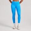 Seamless Matte Nylon Yoga & Running Pants with Hip-Enhancing Waist