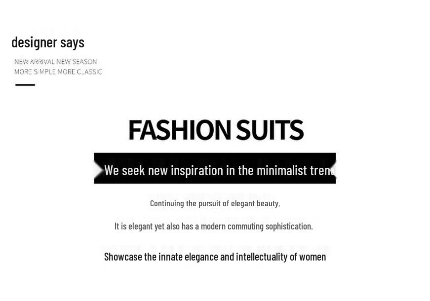 Petite Women's High-End Suit Jacket: Long Sleeve Professional Wear for Work