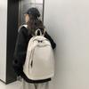 Today's popular soft leather schoolbag college student waterproof fashion leather backpack new large-capacity backpack