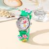 New CHILDREN'S Watch Can Love 3D Pattern Rainbow Flowers CHILDREN'S Quartz Watch Plastic Strap
