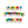 50/100 Stück Flaschenpost Nachricht Emoticon Kapsel Brief Liebe Pille transparent Farbe Mini Wunschflasche Valentinstagsgeschenk Kinder