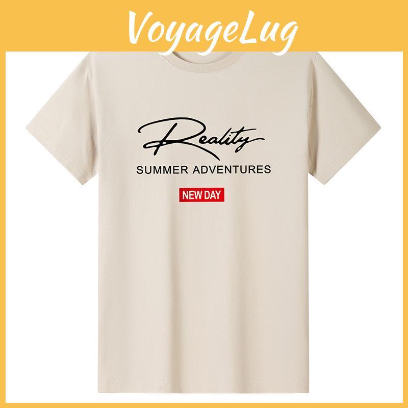 Size Large Men Pure Cotton Tshirt Shortsleeved Boys Tee