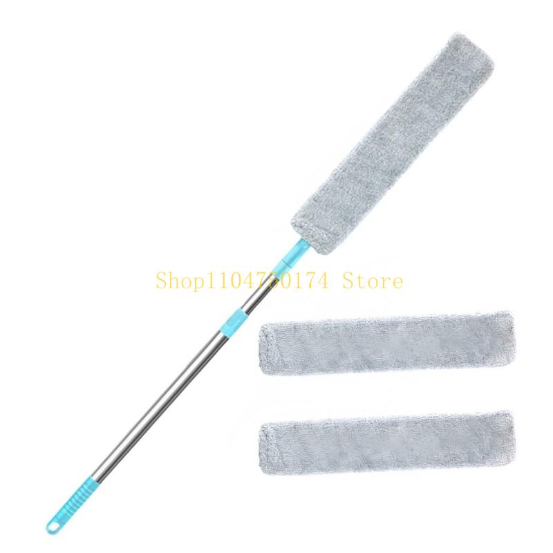 Гибкий пылесборник Мягкая микрофибровая салфетка Инструмент для чистки узких щелей под кроватью Плоская щетка для пыли Распродажа CN